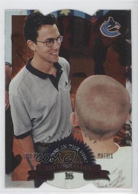1997-98 Leaf A Day in the NHL Fractal Matrix Die-Cut Trevor Linden #193 0a1
