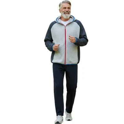 Herbold Sportswear wärmender Hoodie Trainingsanzug Jogginganzug Freizeit Kapuze