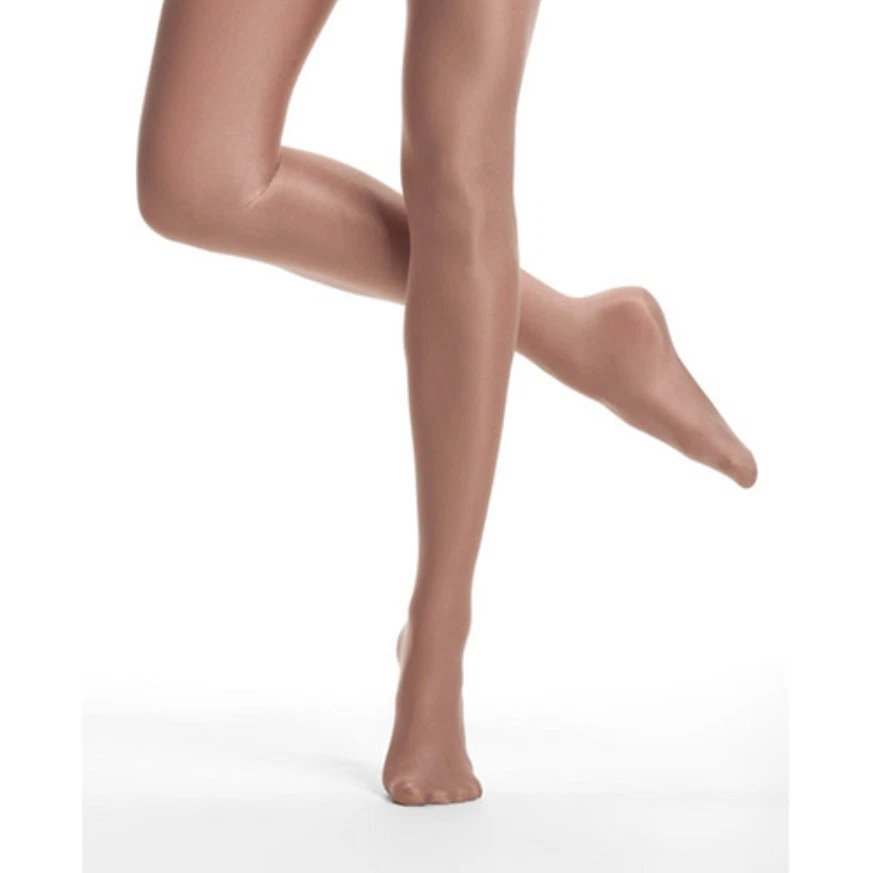 Danskin Light Toast 1331 Ultra Shimmery Footed Dance Tights