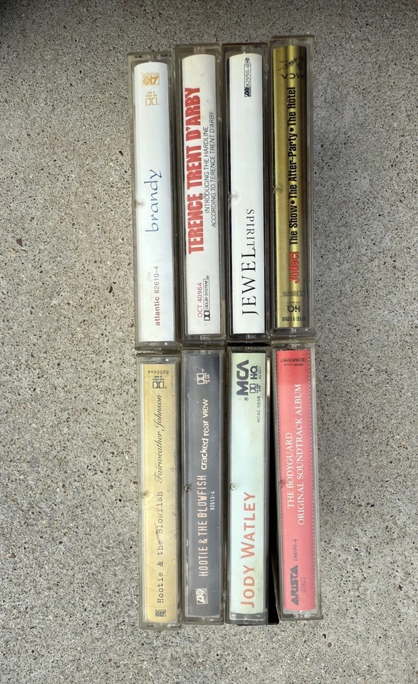 Vintage 80s 90s Cassette Lot (8) Brandy Jodeci Jewel Whitney Hootie R&B Pop Rock - Image 2 of 4