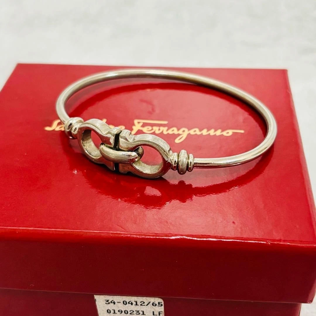 Salvatore Ferragamo Silver Fashion Bracelets for sale | eBay