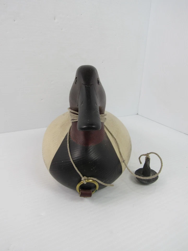 Robert Capriola Canvas Back Decoy Duck 13" + Weight - NRA - Image 4 of 4