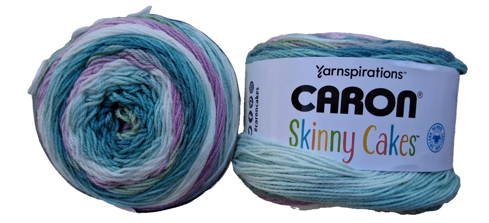 Lot of 5 Mixed Colors *Caron  SKINNY CAKES Yarn *Cupcake *Buttermint *Icing - Image 4 of 4