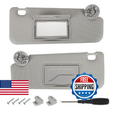 Pair of Left and Right Sun Visor with Holders for Chevrolet Sonic 2012-2020, for