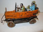 Marx Amos N Andy 1930’s Fresh Air Taxicab Tin Litho Wind-up Toy Jalopy Car WORKS