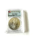 2019 $1 Silver Eagle PCGS MS70 - First Day Of Issue - Flag Label