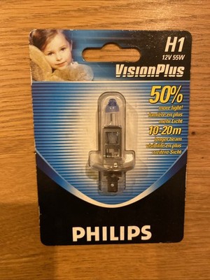 PHILIPS  H1 Lampe Birne Vision Plus 12V 