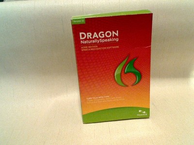 Dragon Naturallyspeaking 12 Home Speech Recognition Software Dvd Rom Improved...