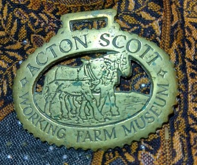  Vintage? Pferd Messing - Acton Scott Working Farm Museum - Reitsport / Pferd 67d*
