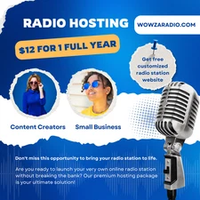Explore affordable radio station hosting for content creators & small business