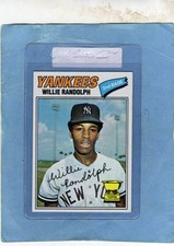 1977 Topps #359 Willie Randolph  New York Yankees NrMt-Mt