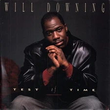 Will Downing Test of Time 7" vinyl UK 4th and Broadway 1989 paper label design