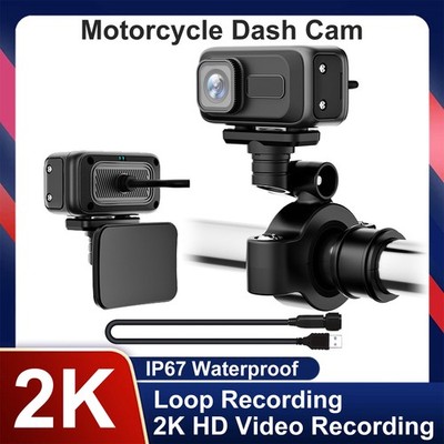 Bicycle Dash Cam Motorcycle Recorder 2K HD 140° Wide Angle 3