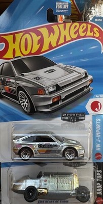 2026 HOTWHEELS ZAMAC 1985 HONDA CR-X & FLAT BEAST OF TURIN 2 Car