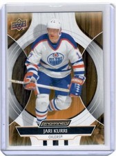 2024-25 Upper Deck Engrained Icons Jari Kurri Card #8 Edmonton Oilers