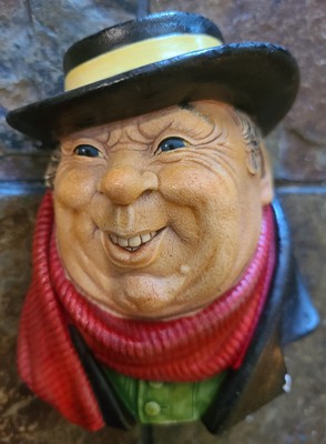 Vintage Bossons TONY WELLER Charles Dickens Series, Chalkware England 1964