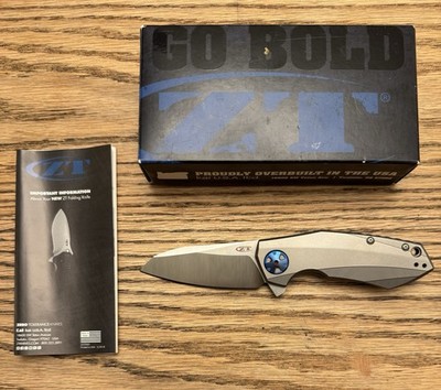 Zero Tolerance ZT 0456 Sinkevich TI 2tone Flipper Knife