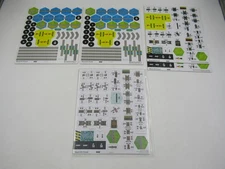 Steve Jackson Games Ogre Counter Sheets D1 D2 B2 B3 Lot Sponsored Overlays Lot