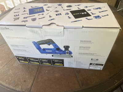 #ad Kobalt 24V Max Brushless Handheld Planer 3 1 4in Li Ion Blue KPL124B 03 $64.99