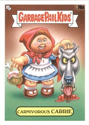 2022 Topps Garbage Pail Kids Book Worms - Carnivorous Carrie Card #70a