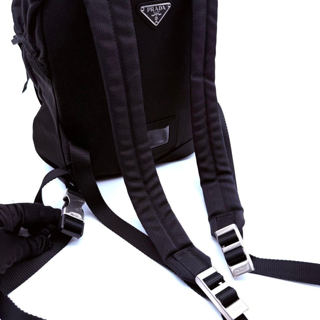 PRADA Tessuto Nylon Triangle Logo Backpack from japan thumbnail 5