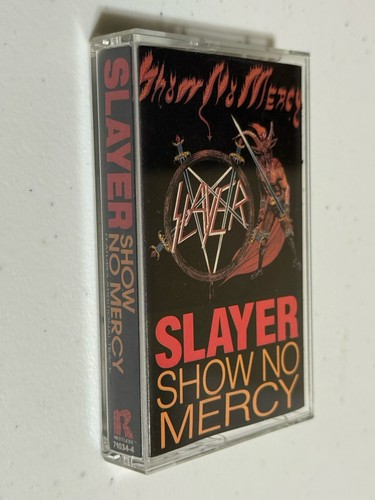 Slayer Show No Mercy Cassette Tape 1983 Metal Blade Restless Records - Picture 3 of 7