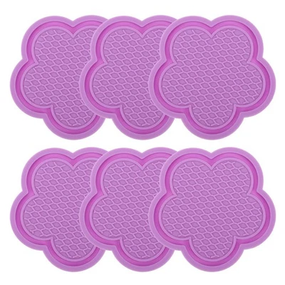 6 Pcs Car Flower Water Coaster Cup Coasters for Accessories Anti Slip - Image 1 of 4