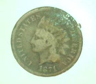 1871 Indian Head Cent G6 Details ED Full Date US Penny Circulated