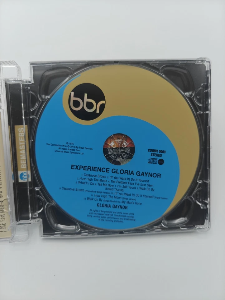Gloria Gaynor – Experience CD 2010 BBR Remaster Disco Soul Classic Bonus Tracks - Image 3 of 4