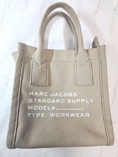 MARC JACOBS Cavas  Small Tote Handbag Purse B...