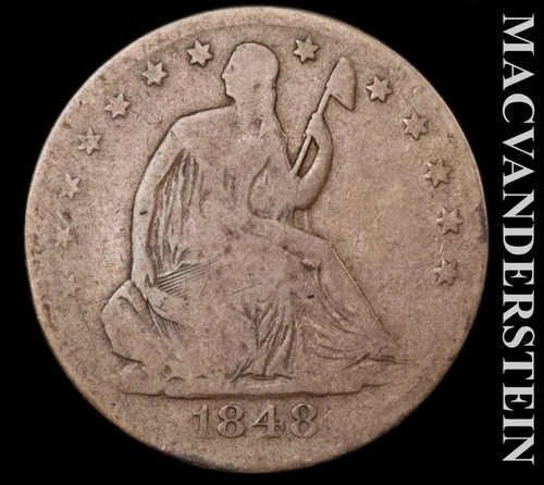 1848-O Seated Liberty Half Dollar — photo from the most recent tracked eBay sale