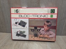 Vintage Bloc-Tronic Xtronic Radio Electronic Combination Blocks Set Untested 