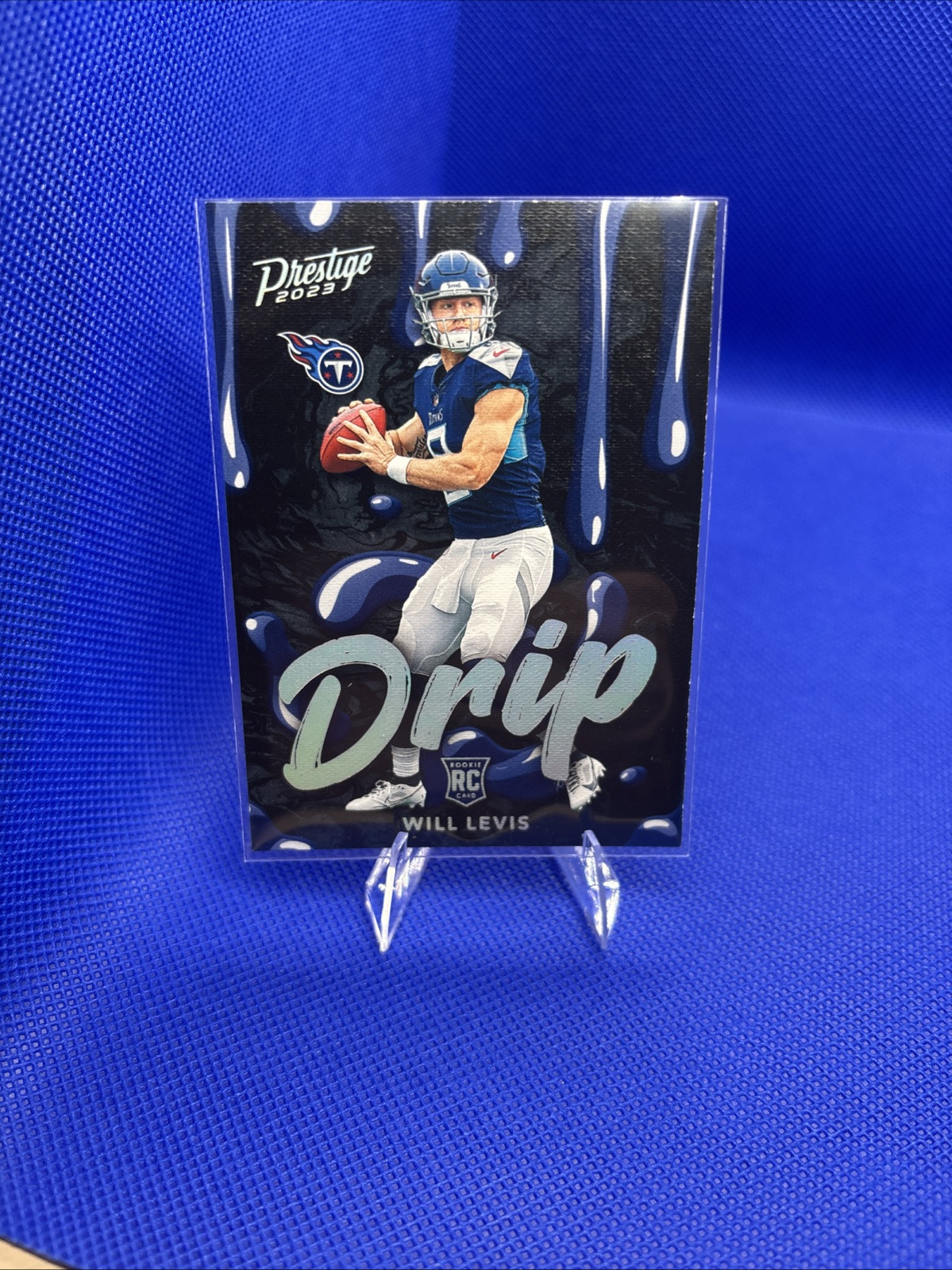 2023 Will Levis Panini Prestige Rookie Drip Canvas RC SSP