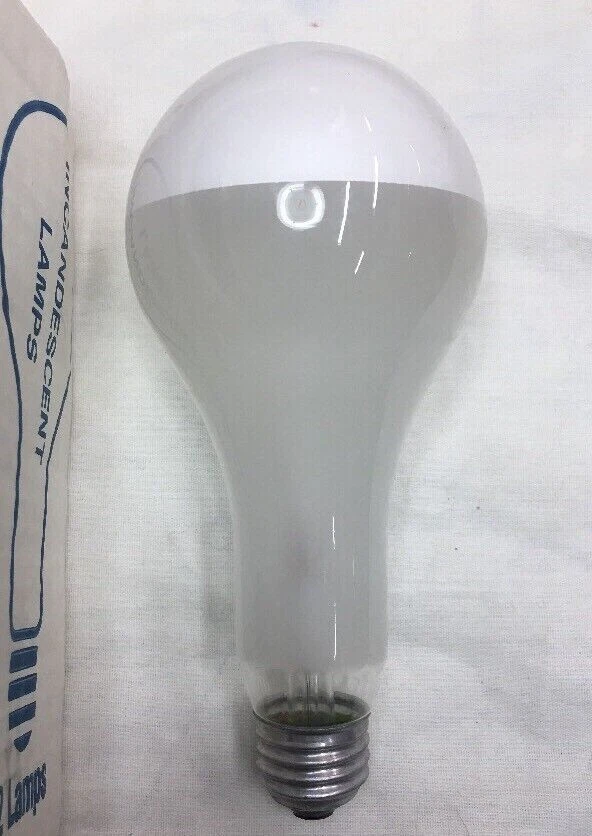 150PS25/SBIF 150 Watt PS25 Silver Bowl Frost Light Bulb Sylvania USA 2-pcs - Image 2 of 4