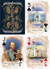 Designer Playing Cards 52 Deck Type: " Romanov Dynasty " Poker Size * Big Index