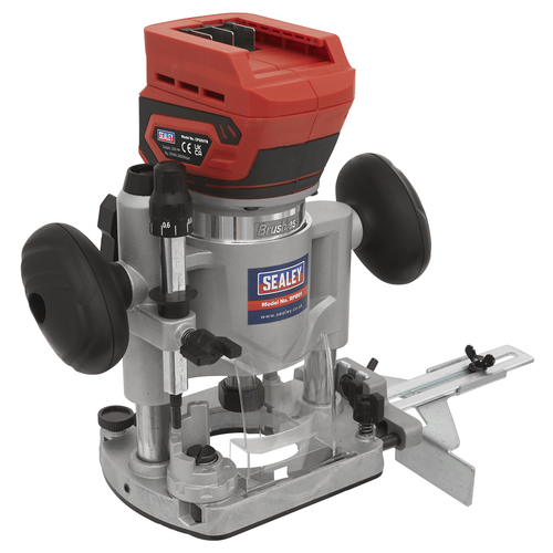 Sealey 20V SV20 Series Cordless Trimming Router Kit 4Ah 1 Battery CP20VTRKIT1 - Picture 8 of 13