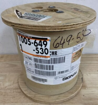 Southwire Signal 24/4P  GY CMR  CAT5E Cable - gray 500'
