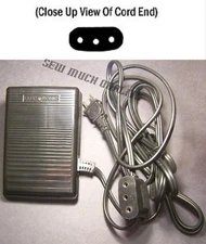 FOOT CONTROL PEDAL W/ Cord Alphasew 221 Featherweight Singer 27 66-6 15-88 15-90