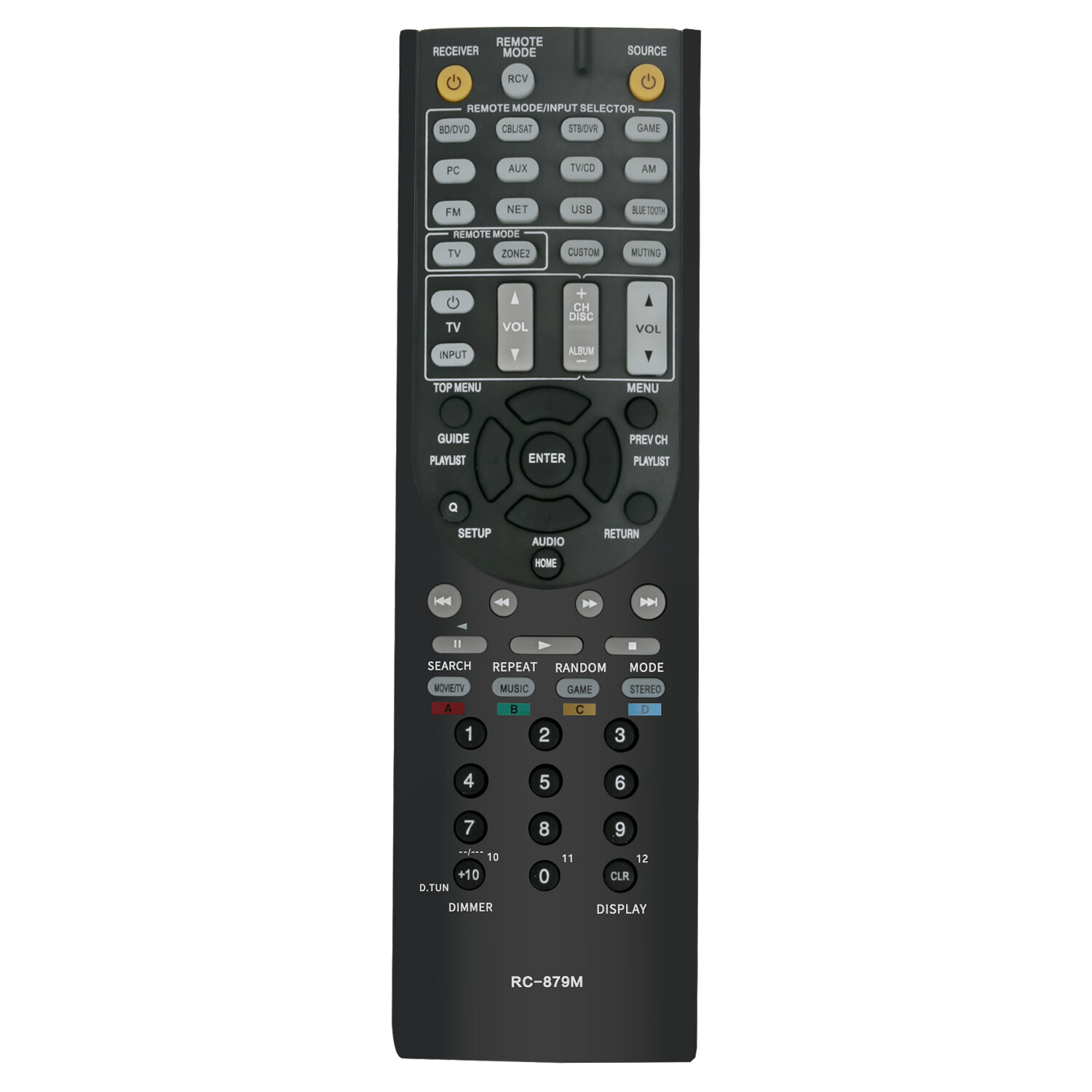 New Remote Control RC-879M for Onkyo TX-NR535 TX-SR333 HT-R3
