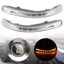 Left Right Side Mirror LED Turn Signal Indicator Light For 2011-16 KIA SPORTAGE