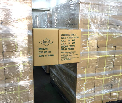 Chlorella tablet: bulk pack (10 Kg): Made in Taiwan Factory. Must See and Buy!