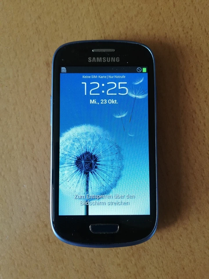 Samsung  Galaxy S III mini GT-I8190 - 8GB - Pebble Blue (T-Mobile) Smartphone, Foto 3 von 4