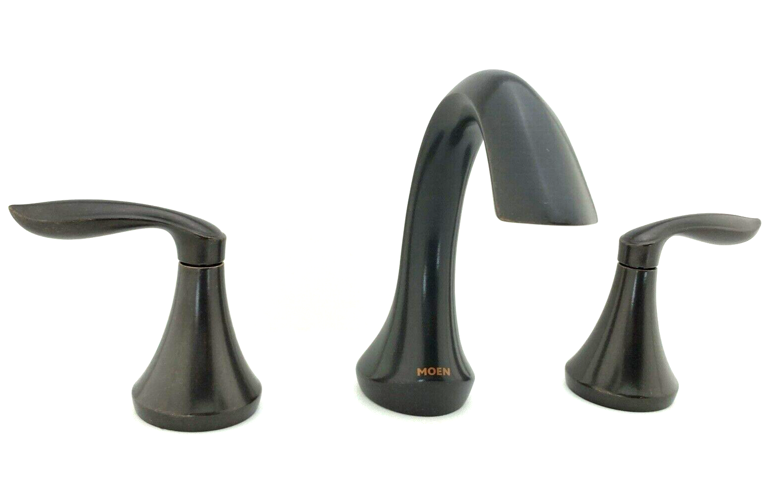 Moen T6420ORB Eva 8" Widespread 2Handle Bathroom Faucet w Drain Trim