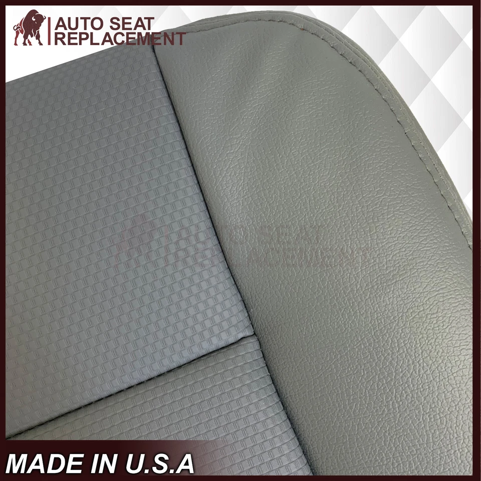 Cubiertas de asiento inferiores grises para camioneta de trabajo Ford F250 F350 F450 F550 XL 2011-2016 Foto 4 de 4