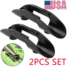 2Pcs Kayaks Paddle Holder Clip Well Nuts for Canoes, Boats Marine Mount Accesory