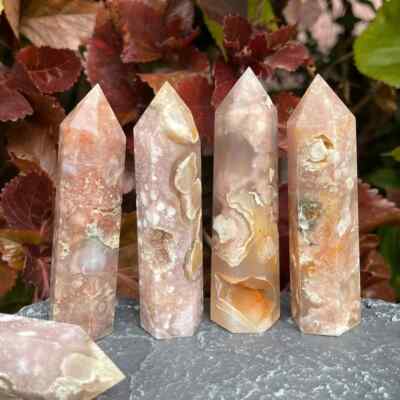 40 Choices Natural Crystal Tower Point Healing Charka Obelisk Ornament-3.1''+
