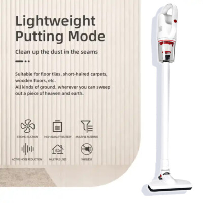 Handheld Vacuum 12Kpa Strong Suction Vacuum Cleaner Pet Grooming Brush 4 in 1