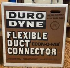 Duro Dyne Flexible Canvas Duct Connector - sold by the length (foot)