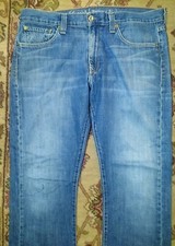 LEVI’S Capital E Made In USA HESHER Regular Blue Jeans sz 36, (38x31) Exc Cond