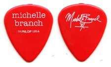 Michelle Branch Signature Red Guitar Pick - 2002 Tour
